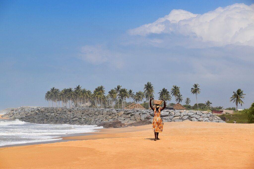 A beach somewhere in sunny Ghana